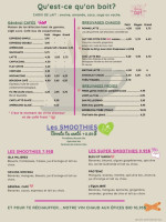 Général Café Speisekarte