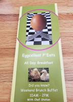 Eggcellent P'eats menu