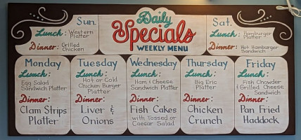 East Side Family Restaurant menu
