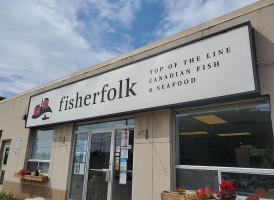 Fisherfolk outside