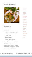 Fisherfolk menu