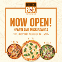 Doughbox Wood Fired Pizza Pasta Mississauga Carta