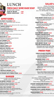 Bunchberry Diner menu