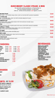 Bunchberry Diner menu
