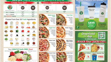 Freshslice Pizza menu