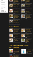 The Good Fight Taco menu