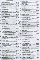 New Punjab Sweets Carte