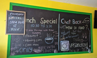 Val And Patsy’s Island Food Carte