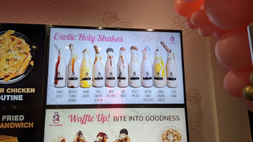 Holy Shakes Ajax menu