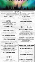 Casino Dene menu