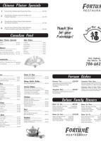 Fortune menu