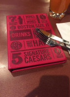 Boston Pizza Carta