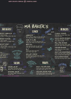 Ma Baker's Food Truck menu