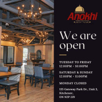 Anokhi Inspired Indian Dining outside