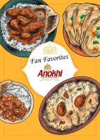 Anokhi Inspired Indian Dining menu