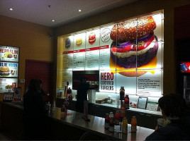 Hero Certified Burgers inside