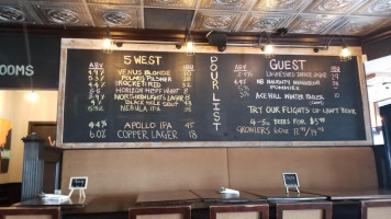 5 West Brew Pub Kitchen Carta