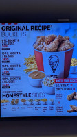 Kfc menu