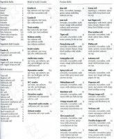 Asa Sushi menu