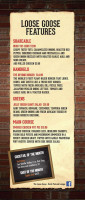 Loose Goose Resto Pub And Lounge Carte