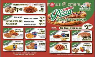 Campbell Pizza Carta