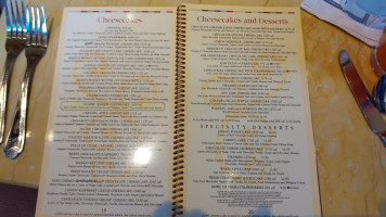 The Cheesecake Factory Carte