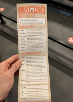 Blaze Pizza Carte
