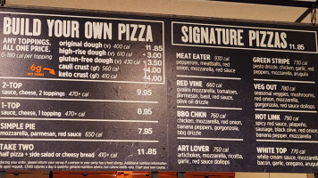 Blaze Pizza Carte