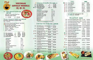 Vietnam Lovely Noodle Carte