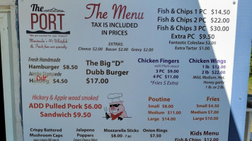Kawartha Downs Events menu