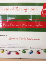 Sisters Family Speisekarte