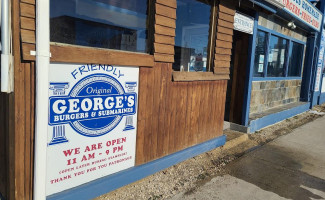 George's Burgers and Subs outside