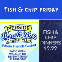 Pierside Pub & Grill menu