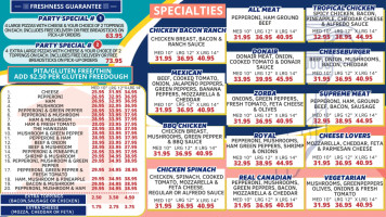 Basile's 2 For 1 Pizza Pasta menu