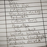 Wild Flour Bakery Carta