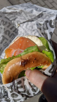 Le Trou Bagels food
