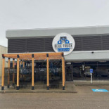 Blue Truck Barbecue Extérieur