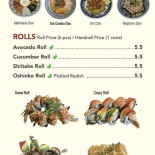 Tokyo Sushi Carte