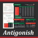 Kenny's Pizza Charlotte Street Carta