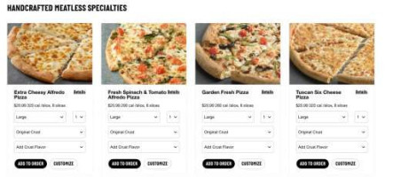 Papa Johns Pizza Carta