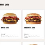 Burger King Carta