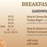 Queen Of Hearts Tea House menu