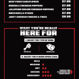 The Wing Spot Ajax Carta