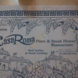 CasaRoma Pizza Steak House Carta