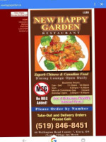 New Happy Garden Restaurant food