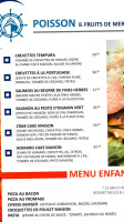 Le Rusé Renard menu