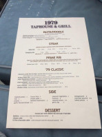 1979 Taphouse & Grill menu