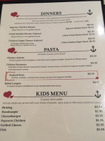 Our Family Traditions menu