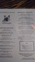 Fox and Hounds menu