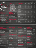Pizza La Fine Pointe menu